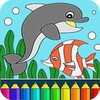 Ícone de Peixes e golfinhos