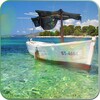 Икона Лодка на море живых обоев