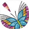 Ícone de Adult Butterfly Coloring Pages