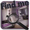 Icône Find me. Hidden objects