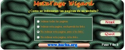 MetaTag Wizard screenshot 2